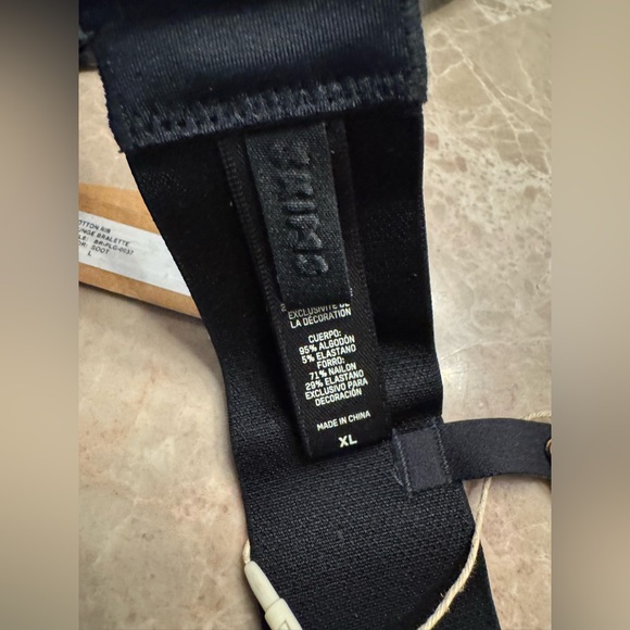 SKIMS COTTON RIB PLUNGE BRALETTE - Picture 8 of 11